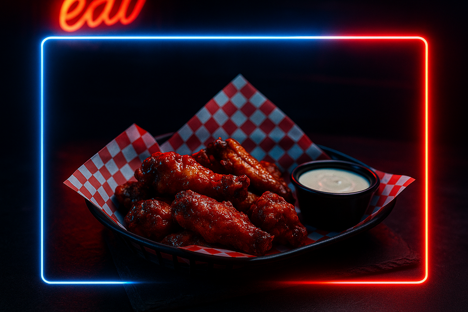 Delicious chicken wings with signature sauces from Billy's WingCO